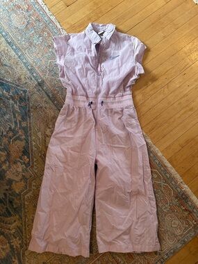 Nike Sleeveless Zip-Front Sinched Waste Jumpsuit